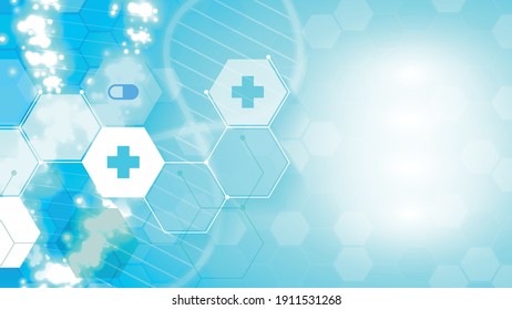 Healthcare and medical science elegant background