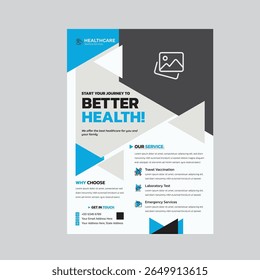 Healthcare Medical Services Flyer Template Doctor Patient Consultation Better Health