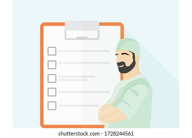 Healthcare medical team workers isolated on background
