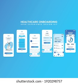 Healthcare Onboarding User Experience Design Kit