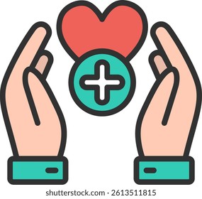 Healthcare Outline Filled Style Icon