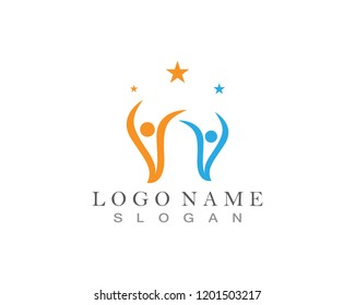 Healthcare people life logo