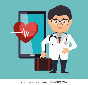 healthcare professional avatar character