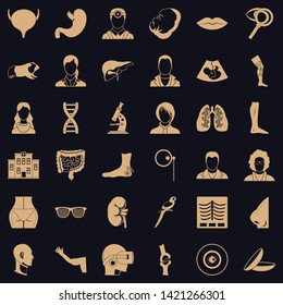 Healthcare professional icons set. Simple set of 36 healthcare professional vector icons for web for any design