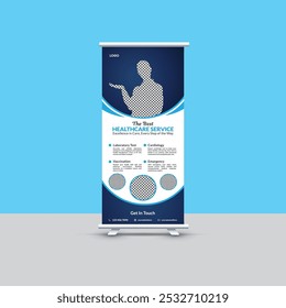 Healthcare roll up banner deign