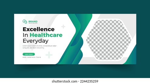 Healthcare social media and web banner