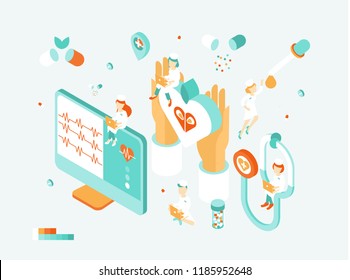 Healthcare Solution Isometric