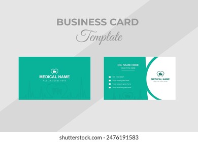 Healthcare Specialist Unique Doctor Card Design