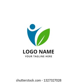 Healthcare vector logo template.  