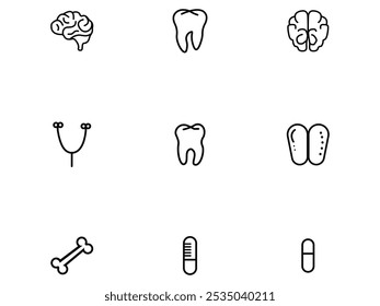 Healthcate icons set  vector illustration