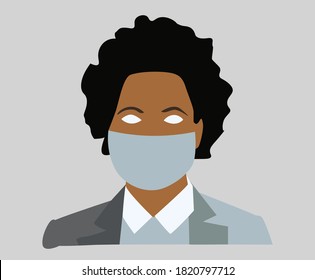 Health,medical and environmental pollution concept.woman wearing a mask prevent the outbreak of the virus.Insurance for your healthcare,disease,dust,smoke,dirt in the city