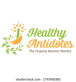 Healthy Antidotes Logo Design Template