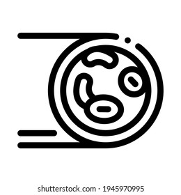 healthy artery line icon vector. healthy artery sign. isolated contour symbol black illustration