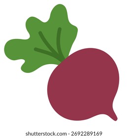 Design de beterraba saudável simbolizando a agricultura orgânica e tema de nutrição