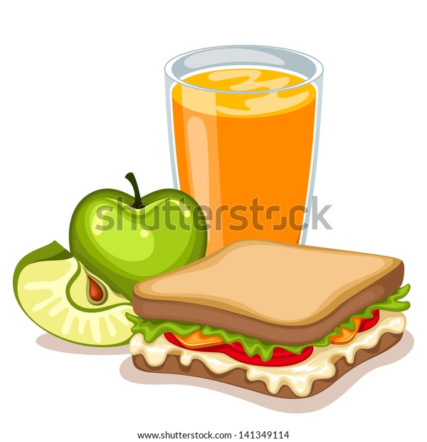 Healthy Breakfast Stock Vector (Royalty Free) 141349114