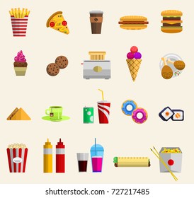 Healthy breakfast food vector.