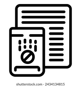 Healthy care icon outline vector. Medical treatment. Visit medic