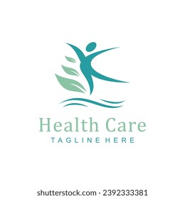 Healthy care nature logo creative care design concept Premium Vector
