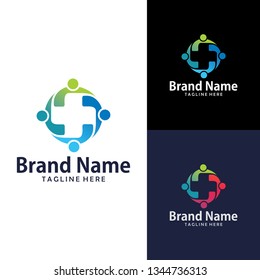 healthy community logo icon