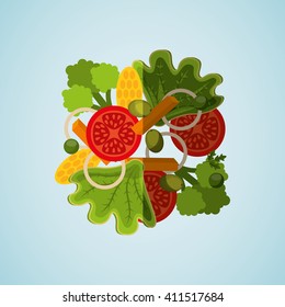 healthy cooking design 