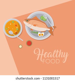 Healthy and delicious food