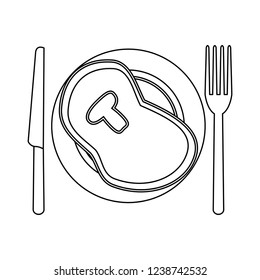 Healthy and delicious food in black and white