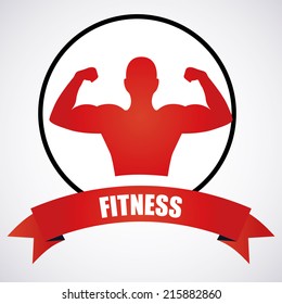 healthy design over gray background vector illustration