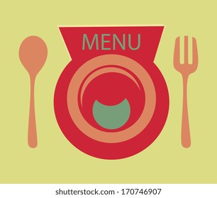 healthy design over green  background vector illustration