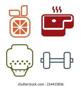 healthy design over white background vector illustration