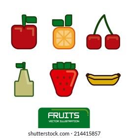 healthy design over white background vector illustration