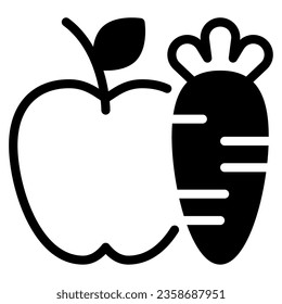 Healthy Diet icon Illustration for illustration web, app, infographic, etc