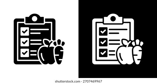 Healthy Diet Icon Vector Illustration. Flat Style Design Created For Creative Flexibility In Light And Dark Versions.