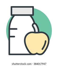 Healthy Diet Vector Icon