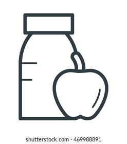 Healthy Diet Vector Icon
