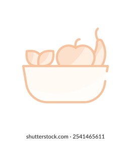 Gesunde Ernährung, Vektorsymbol, Stockgrafik