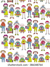 Healthy and disabled teens' pattern