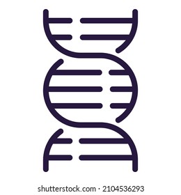 Healthy dna icon outline vector. Genetic lab. Experiment life