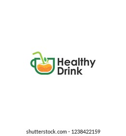 Healthy Drink Logo Vector Stock Vector (Royalty Free) 1238422159