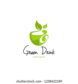 Healthy Drink Logo Vector