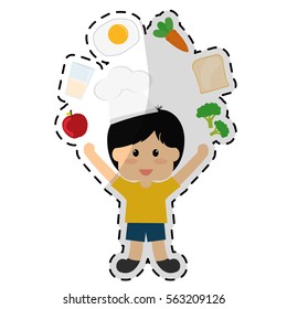 healthy eating icon image vector illustration design 