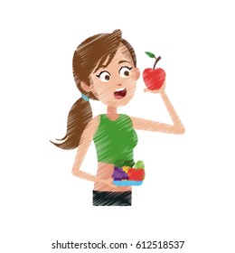 healthy eating related icons image 
