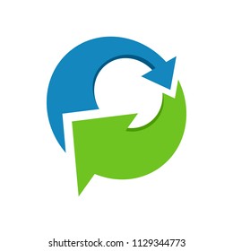 Healthy Eco Friendly Recycling Symbol Design
