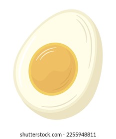 healthy egg design over white