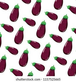 healthy eggplant fresh vegetable background