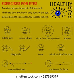 Healthy eyes.  A set of exercises for the prevention and improvement of vision.