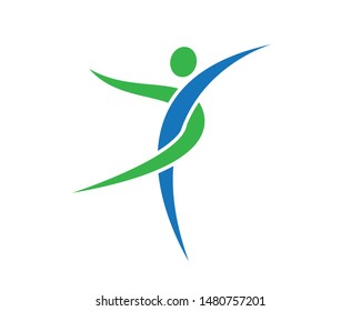 Healthy and Fit Person Sign/ Symbol