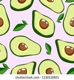 
Healthy food. Avocado print. Seamless avocado pattern for textiles, prints, clothing, blanket, banner, and more.