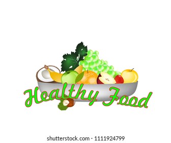 Healthy food banner