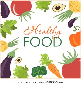 Healthy food card