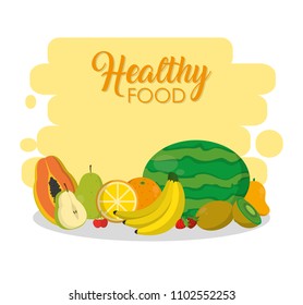 Healthy food concept